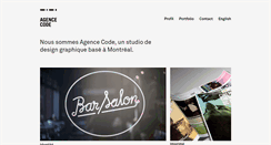 Desktop Screenshot of agencecode.com