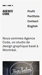 Mobile Screenshot of agencecode.com